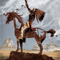 SALUTE TO THE WIND USING RUSTY IRON by Sue Swain