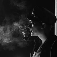 SMOKING BREAK by Neil Partridge