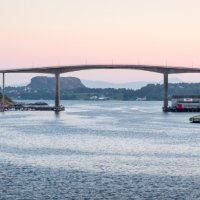 SORSUND BRIDGE, KRISTIANSUND by Mike Arblaster