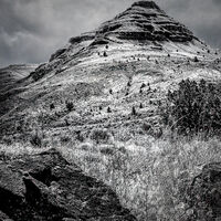 STORM APPROACHES SHEEP ROCK by Tony Barker