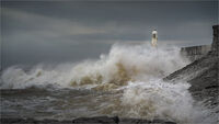 STORM ISHA HITS PORTHCAWL II by Ray Andrews