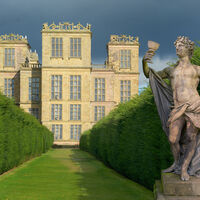 STORM LIGHT OVER HARDWICK HALL by Gillian Foulds