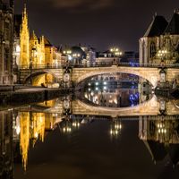 ST MICHAEL’S BRIDGE GHENT by Chris Hall