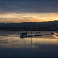 SUNRISE - CONWY HARBOUR by Christine Maughan