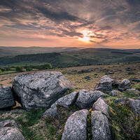 SUNSET AT CARHEAD ROCKS
