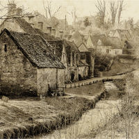THE ALMSHOUSES by Christine Maughan