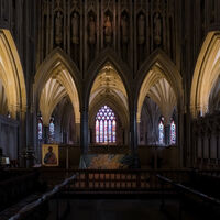 THE CHOIR, WELLS CATHEDRAL by Graham Duro