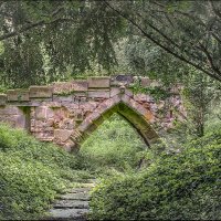 THE LITTLE BRIDGE AT NEWTON SOLNEY by Ashley Franklin