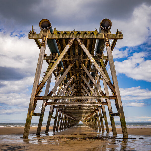 THE OLD MAGNESITE PIER by Ray Andrews