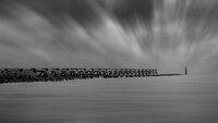THE OLD RAILWAY JETTY by Ray Andrews