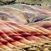 THE PAINTED HILLS OF OREGON by Tony Barker