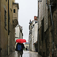 THE RED UMBRELLA by Sue Swain