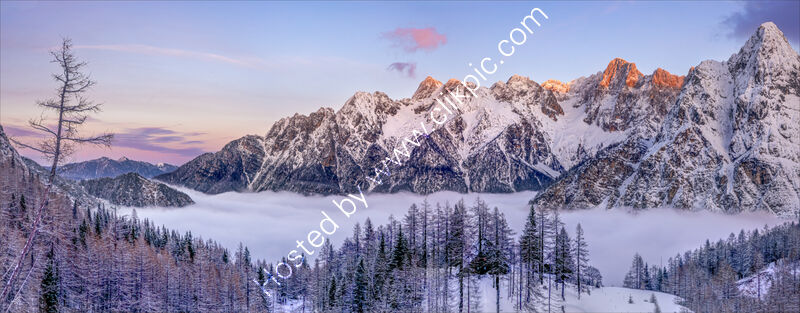 THE SUN KISSED JULIAN ALPS by Neil Partridge