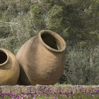 TWO LARGE POTS by Malcolm Neal