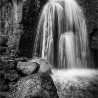 UPPER LUMSDALE FALLS by Mike Arblaster