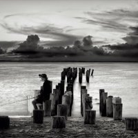 WAITING FOR ANOTHER 500lb SHARK by Jim Connolly