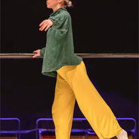 WARM UP FOR THE DANCE (National Dance Company Wales in Dance Class at Derby 03.03.2022) by Mike Arblaster