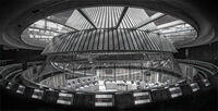 WELSH PARLIAMENT DEBATING CHAMBER by Tony Barker