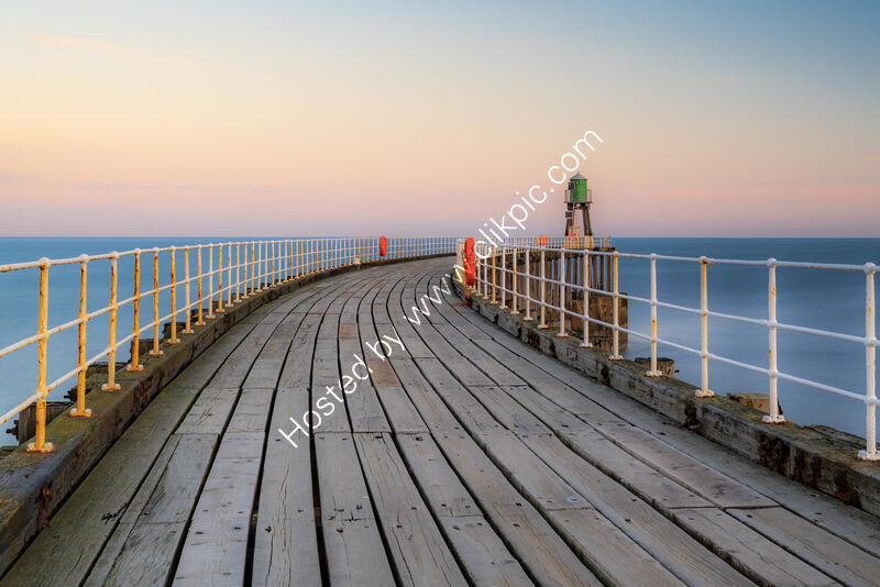WHITBY HARBBOUR SUNRISE by Richard Bower
