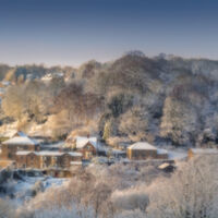 WINTER PANORAMA, MILFORD by Ashley Franklin