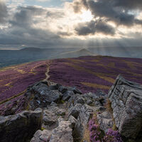 WIN HILL SUNSET by Chris Hall
