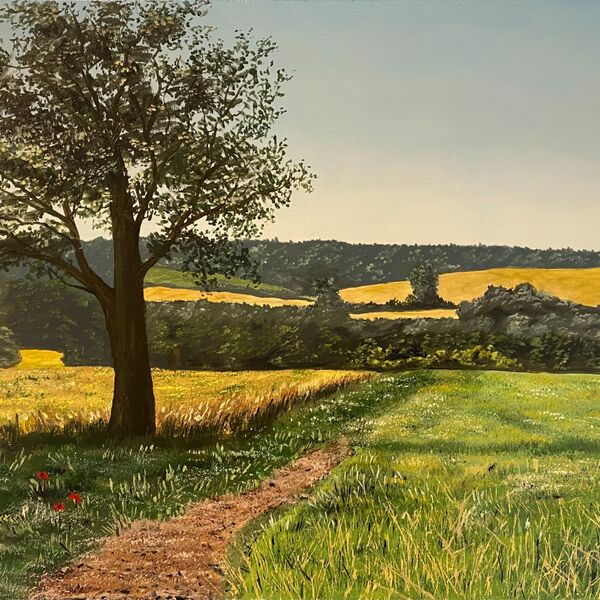 Oil painting - Rambling bliss