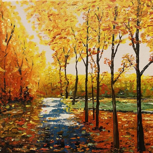 Oil painting - Autumn
