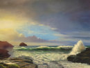 Evening sunset Trebarwith Strand £2800