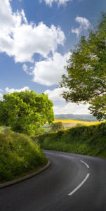 Descending Eakring Hill