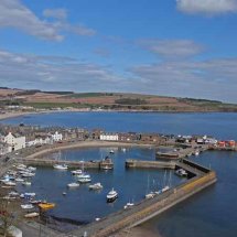 Stonehaven Harbour from Bervie Braes