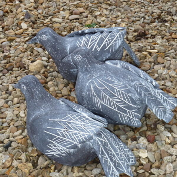 dei ceramics outdoor bird sculptures