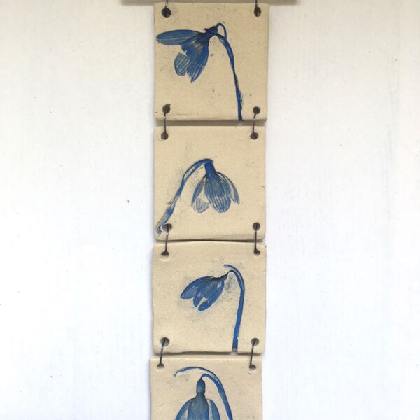 Snowdrop nature printed hanging