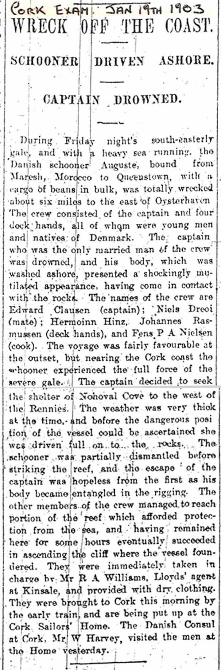 Articles Schooner August