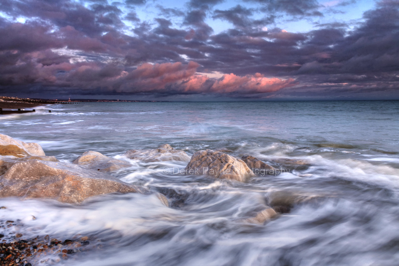 Tidal flow at Dusk.