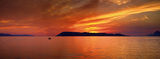 Dalmatia Sunset.Island of Brac, Adriatic Sea, Croatia.