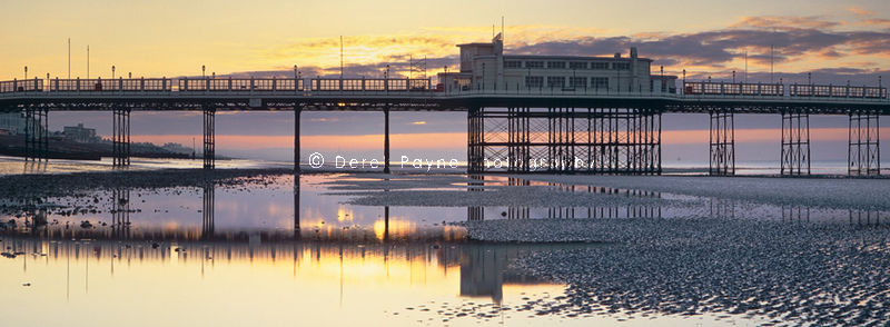 Worthing Pier at sunrise. Worthing, West Sussex