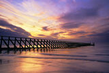 Harbour Pier at sunrise. Littlehampton,West Sussex.