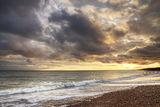 Storm clouds at Sunset.