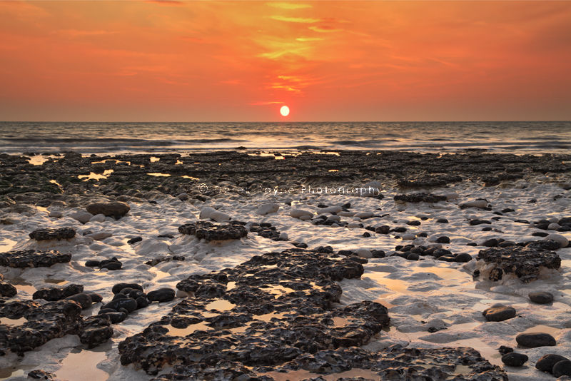 Coastal Sunset at Burling Gap