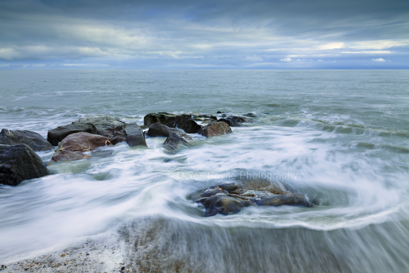 Receding tide.