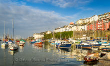 Brixham Harbour evening, B13