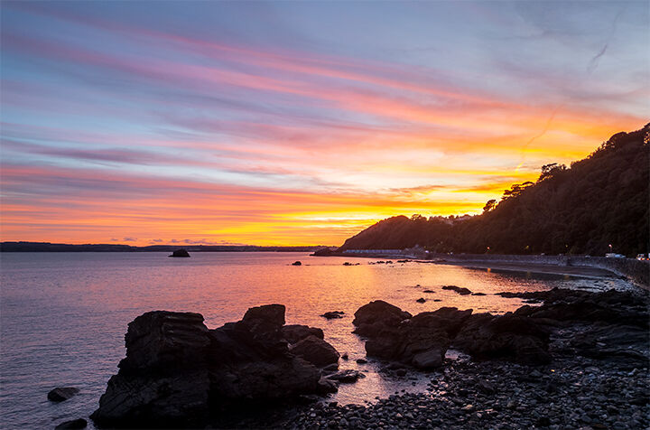 AO60 Meadfoot Beach Sunset