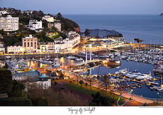 Torquay Harbour At Twilight T181