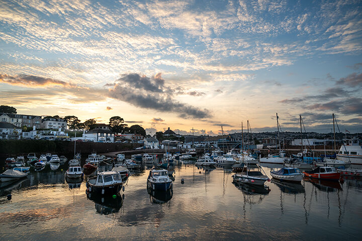 P52 Paignton Harbour Sunset