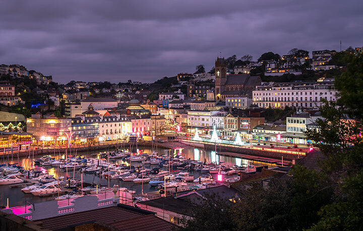 T284 Torquay Harbour Christmas