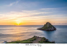 Thatcher Rock Sunrise, Torquay T94