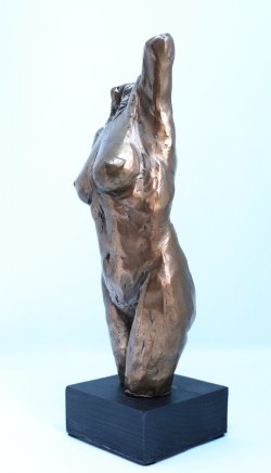 Torso, cold cast bronze - £45