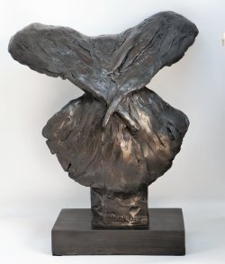 Corvus, cold cast iron - back view - not currently available