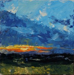 oil on board,20x20cm (sold)