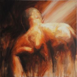 Ecce Homo II, oil on canvas, 110x110cm - £670